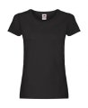 Goedkope Dames T-shirt Fruit of the Loom Lady fit 61-420-0 Black